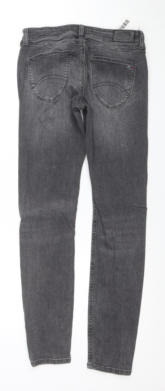 Tommy Jeans Women's Grey Skinny Denim Jeans Size 10 (27/30)