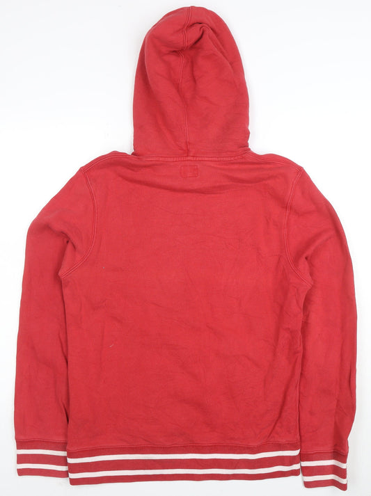 Levi's Men's Red Pullover Hoodie M Logo Graphic Hooded Sweatshirt
