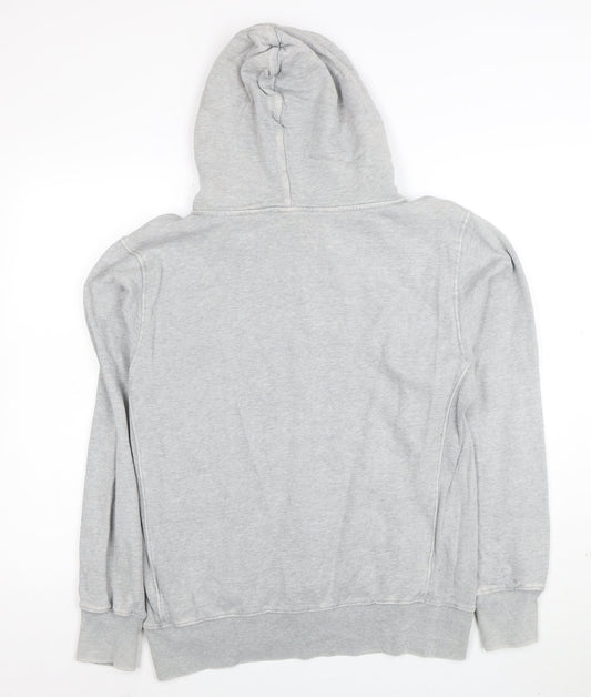 Champion Men's Grey Medium Pullover Hoodie with Logo