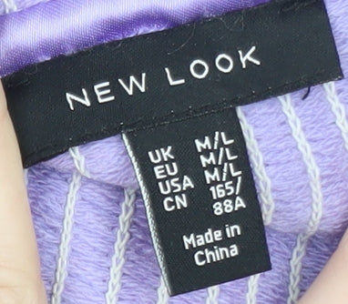 New Look Women’s Purple Sequin Strapless Camisole Top M