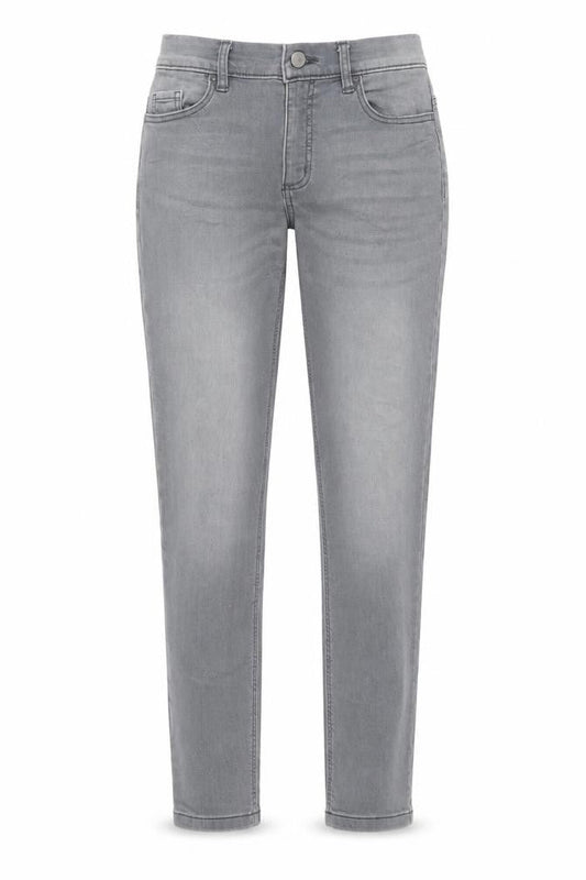 Front view of Dunnes Women's Grey Skinny Jeans, size 10 Slim, Fit Denim
