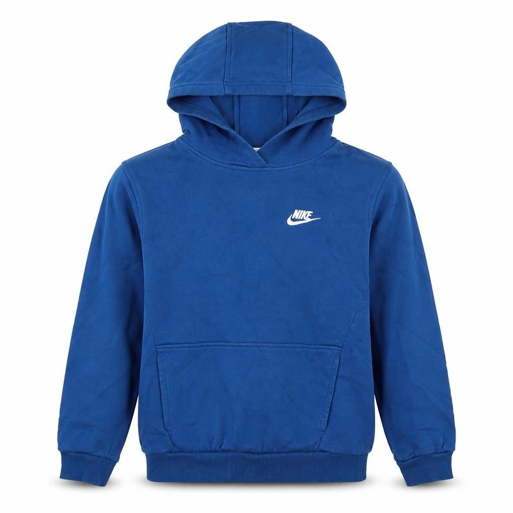 Nike Boys Blue Pullover Hoodie L 147-158cm Fleece Sweatshirt