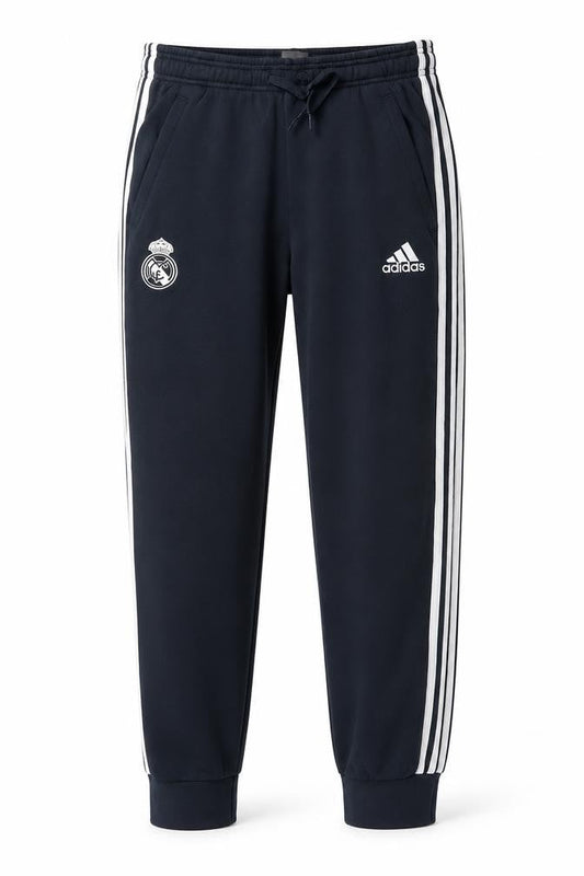 Adidas Men Black Jogger Real Madrid Sweatpants S Tapered Fit