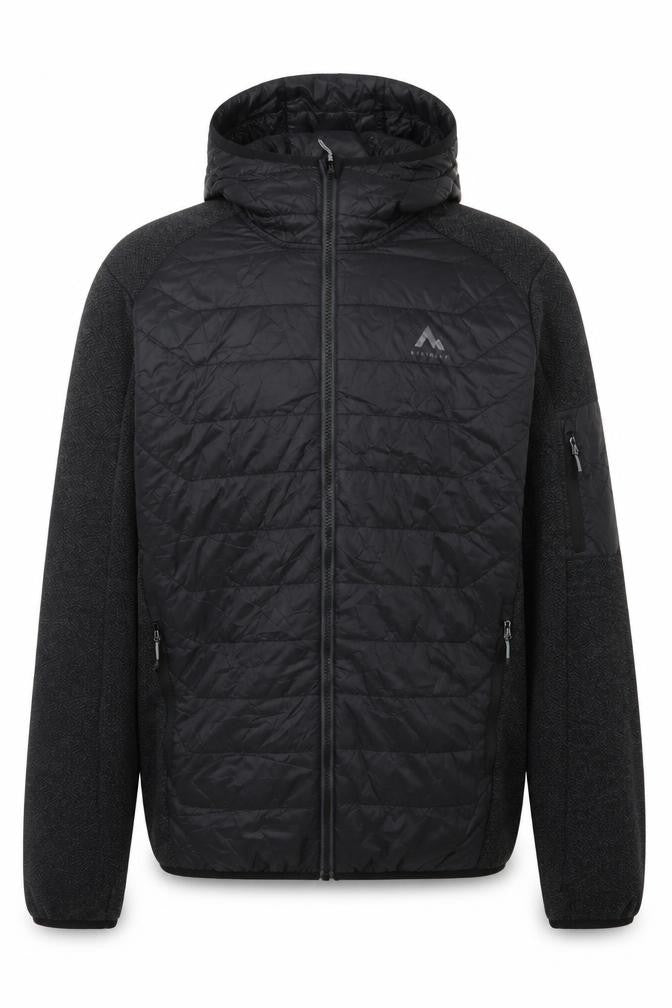 McKINLEY Men's Black XL Puffer Hooded Insulated Jacket