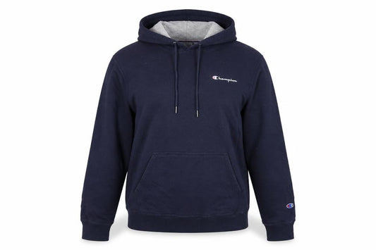 Champion Women's Navy Pullover Hoodie Size S Cotton Blend Logo