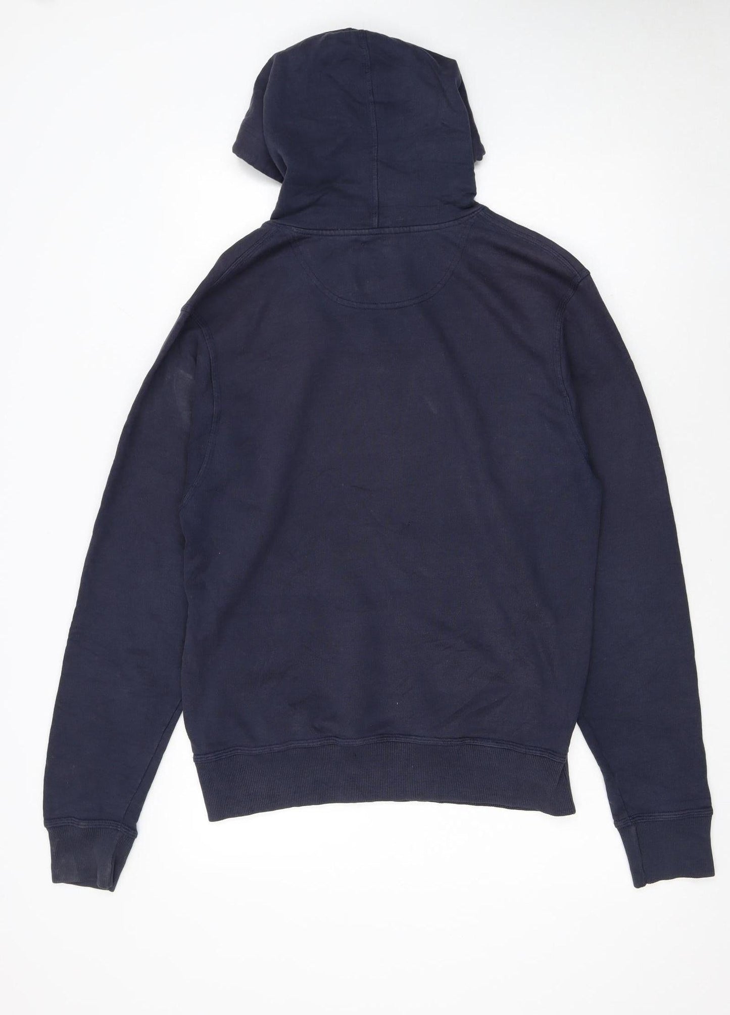 Champion Women's Navy Pullover Hoodie Size S Cotton Blend Logo
