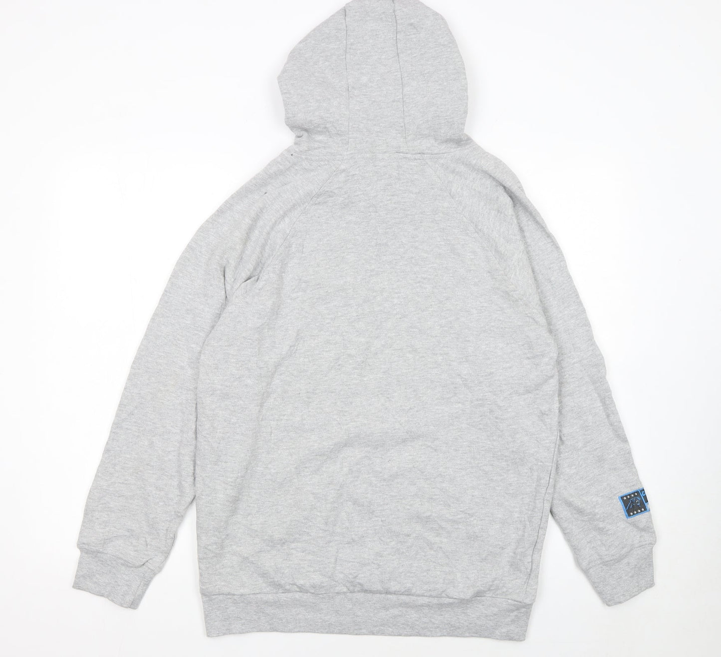 NFL Team Apparel Men's Grey Carolina Panthers Pullover Hoodie M