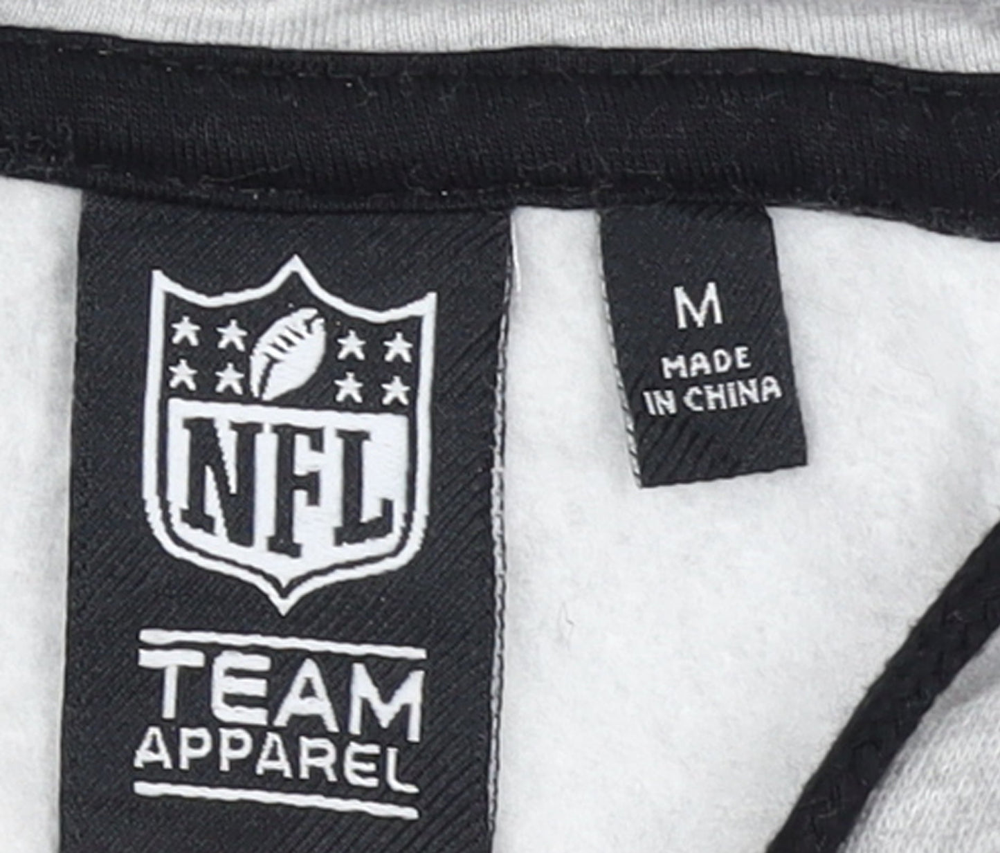 NFL Team Apparel Men's Grey Carolina Panthers Pullover Hoodie M