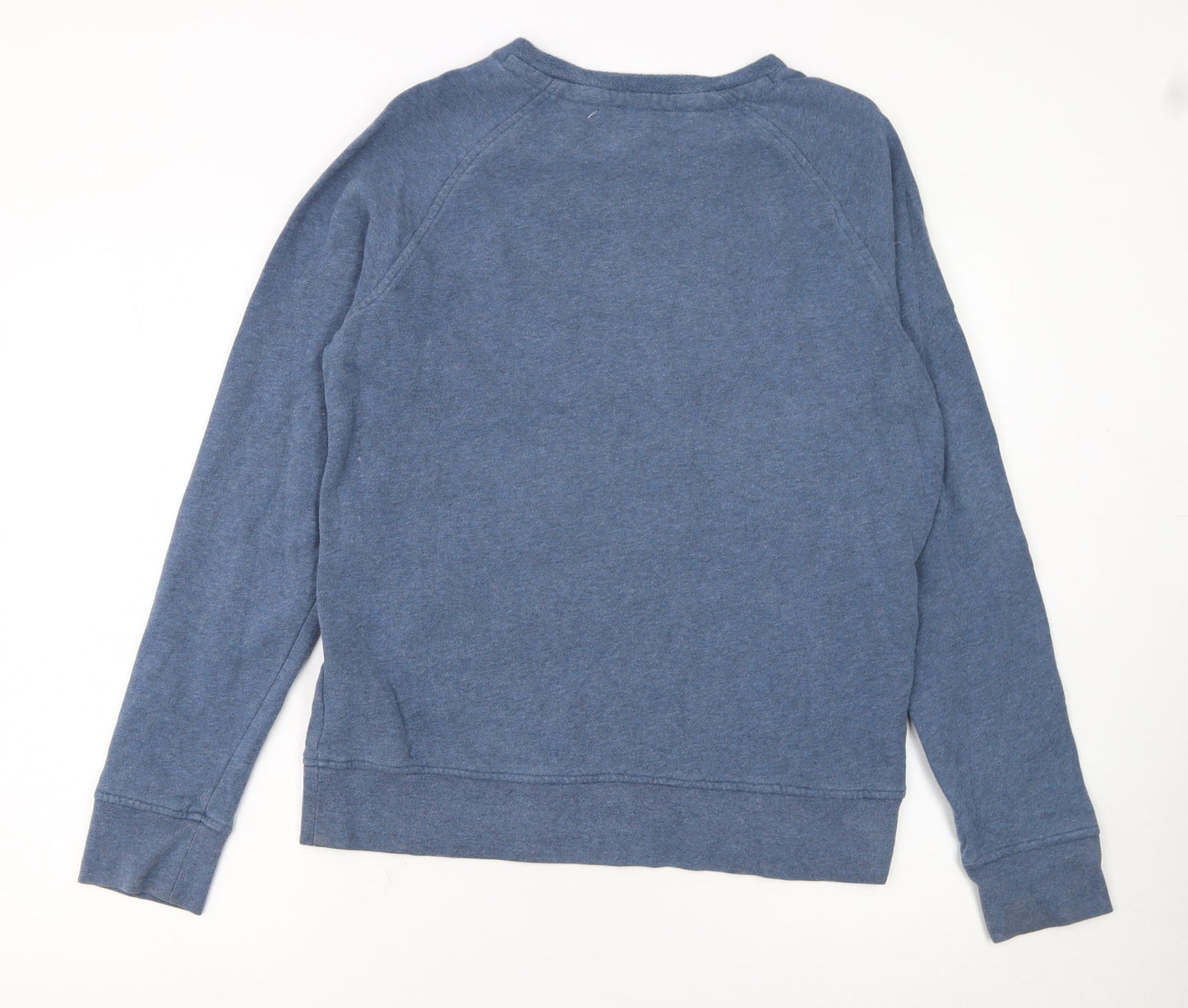 Hugo Boss Men's Blue Logo Pullover Sweatshirt Size M Crew Neck Cotton