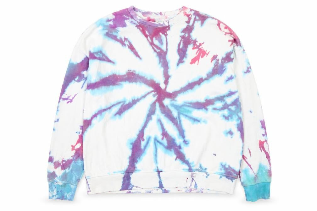 Primark Women’s Multicoloured Tie-Dye Pullover Sweatshirt L