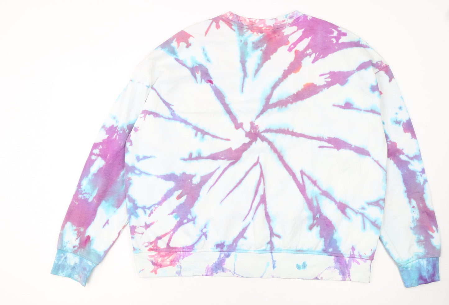 Primark Women’s Multicoloured Tie-Dye Pullover Sweatshirt L