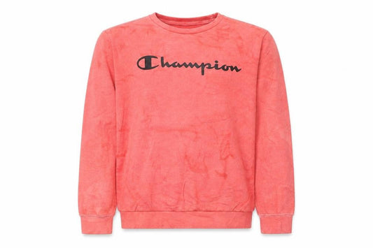 Champion Girls Pink Cotton Blend Pullover Sweatshirt XL 13-14 Years Crew Neck
