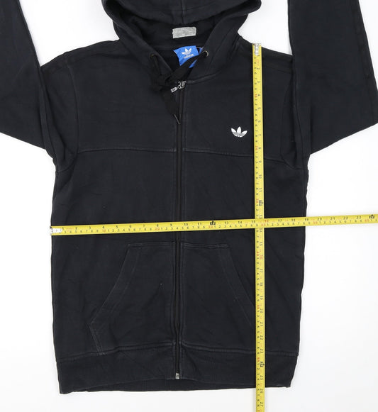 Adidas Men's Black Full Zip Hoodie Small Sportswear Fleece Jacket