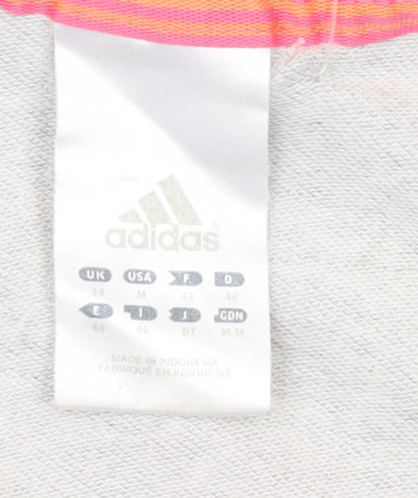 Adidas Women's Grey 1/4 Zip Hoodie Size 14 Cotton Blend