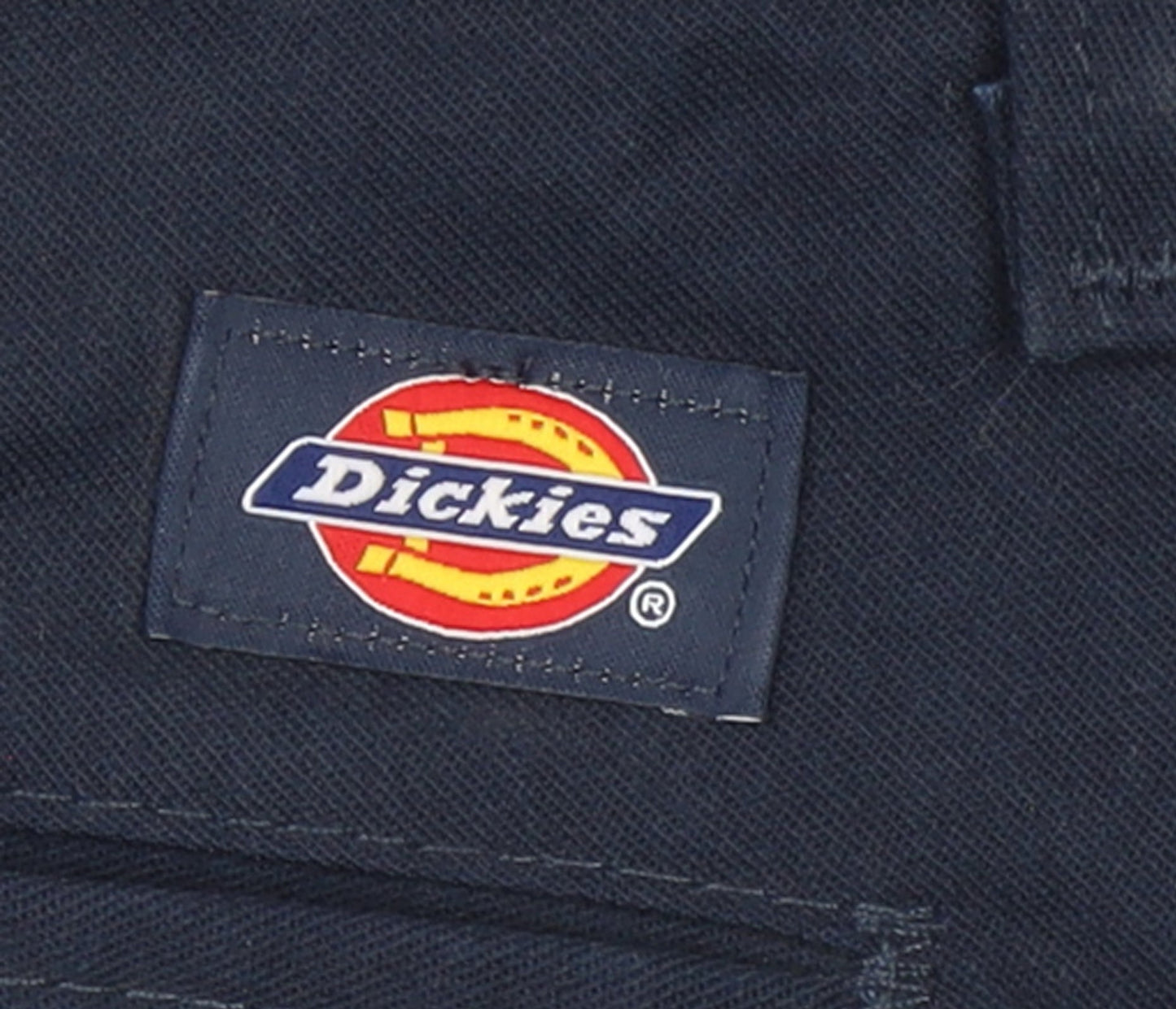 Dickies Men Blue 36x30 Regular Fit Work Chino Trousers