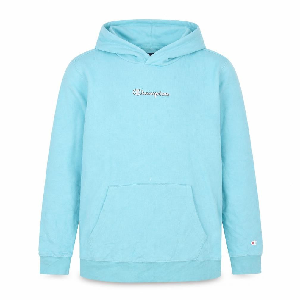 Champion Girls Blue Pullover Hoodie Size 13-14 Years Regular Fit