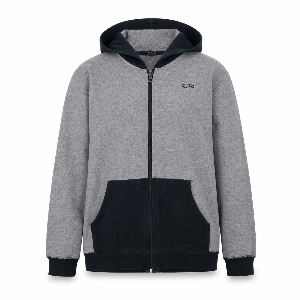 Champion Womens Grey Full Zip Hoodie XL 16-18 Fleece Lined Casual