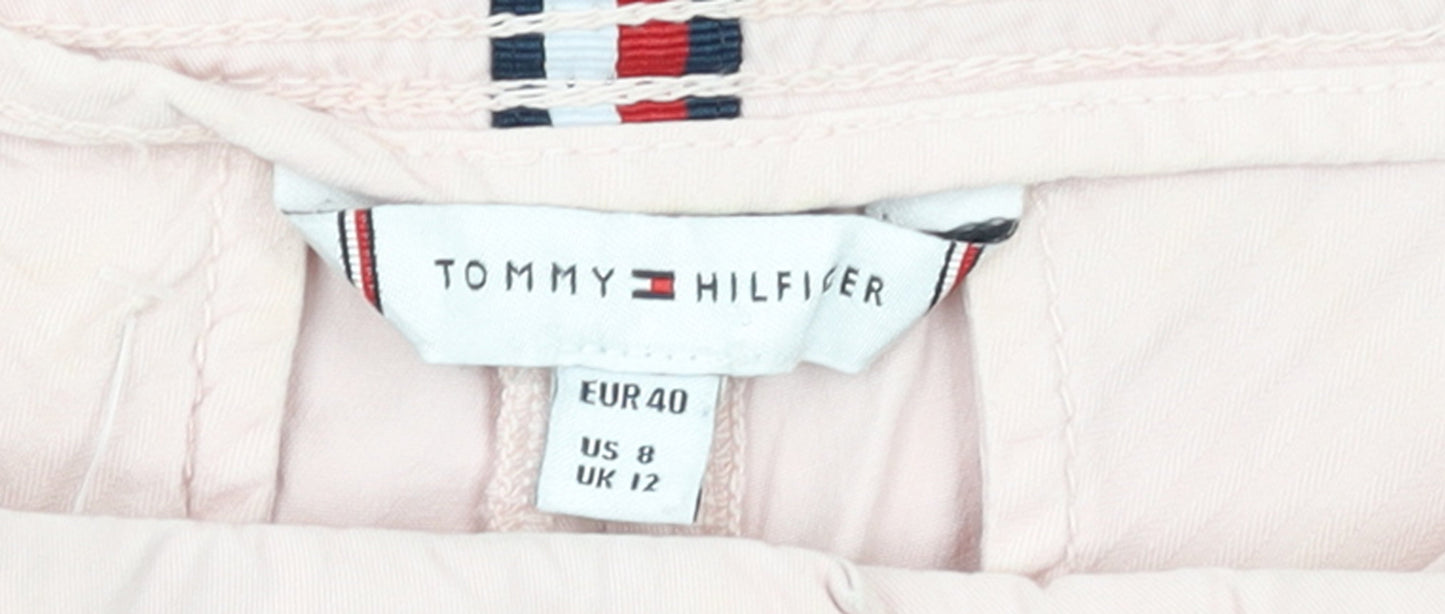 Tommy Hilfiger Women's Pink Chino Trousers Size 12