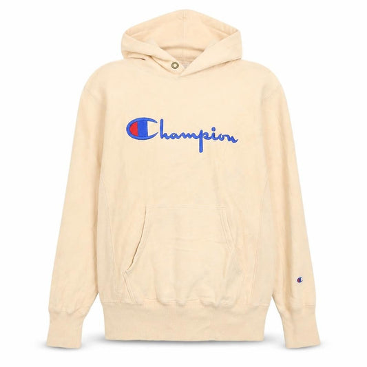 Champion Womens Beige Reverse Weave Pullover Hoodie Size L