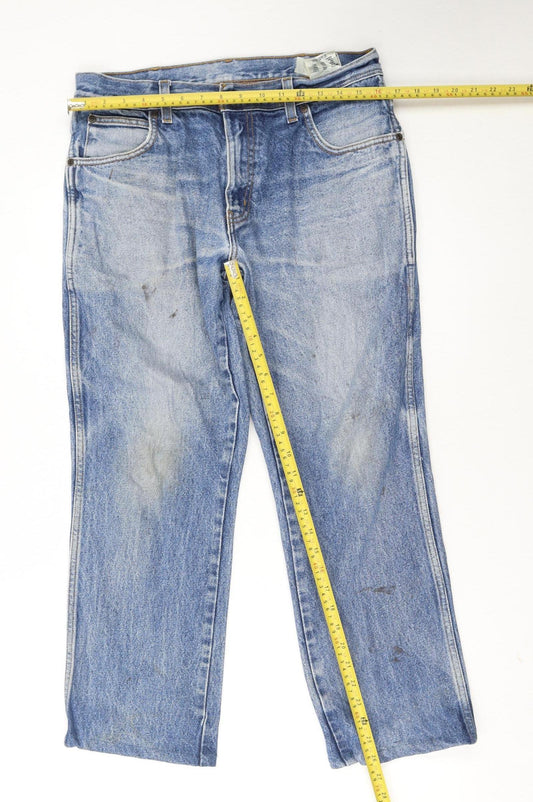 Wrangler Women Blue Regular Fit Straight Leg Denim Jeans Size 14