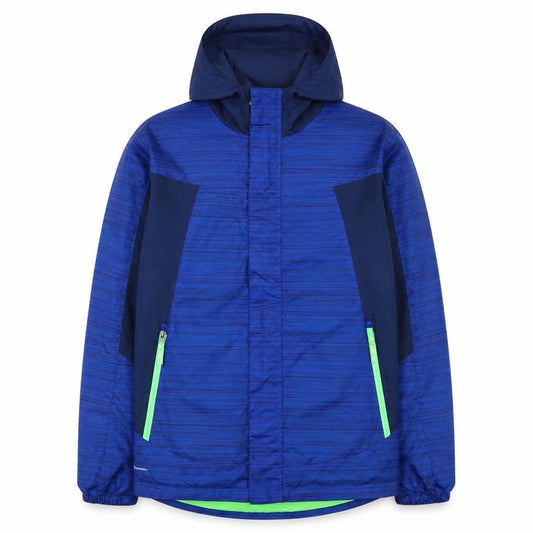 Champion Boys Blue Hooded Rain Coat Jacket XL (16 Years) Waterproof