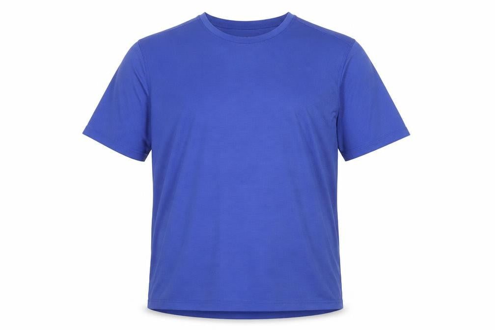 Front view of Dunnes Men’s Royal Blue XXL Short Sleeve Crew Neck T-Shirt
