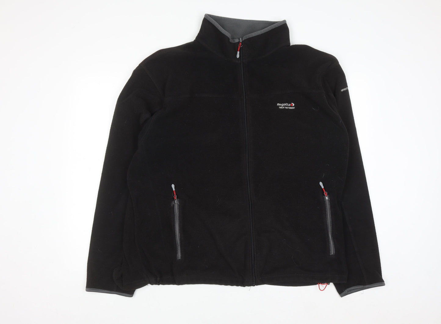 Regatta Men Black 3XL Fleece Full Zip Outdoor Sweatshirt