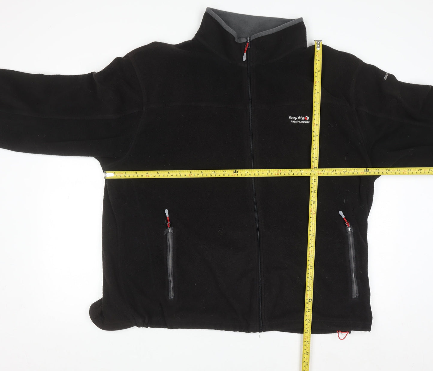 Regatta Men Black 3XL Fleece Full Zip Outdoor Sweatshirt
