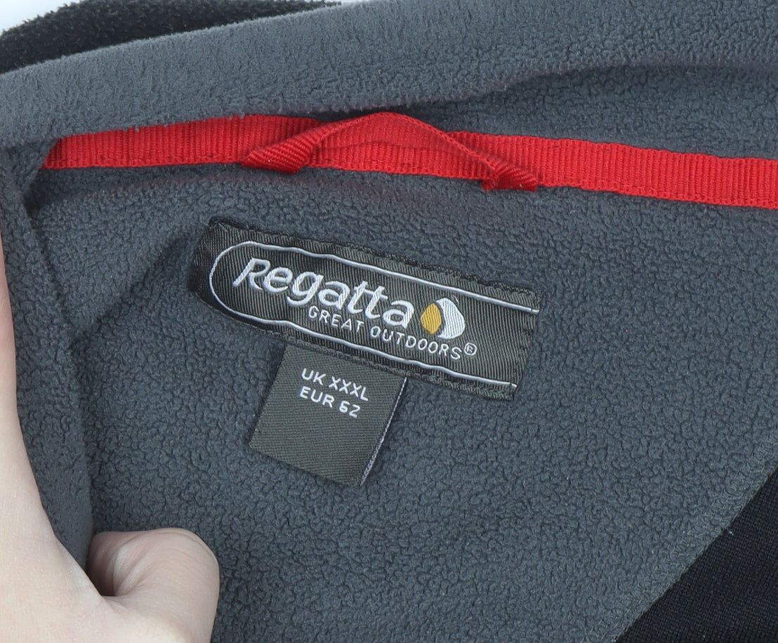 Regatta Men Black 3XL Fleece Full Zip Outdoor Sweatshirt