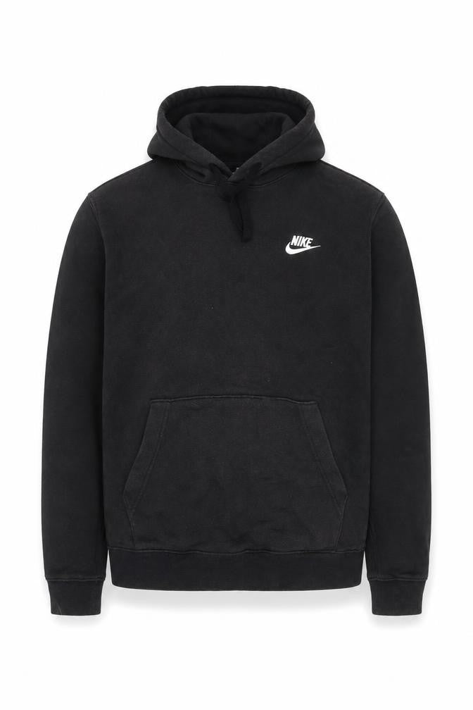Nike Men's Black Pullover Hoodie Small Regular Fit Fleece Sweatshirt
