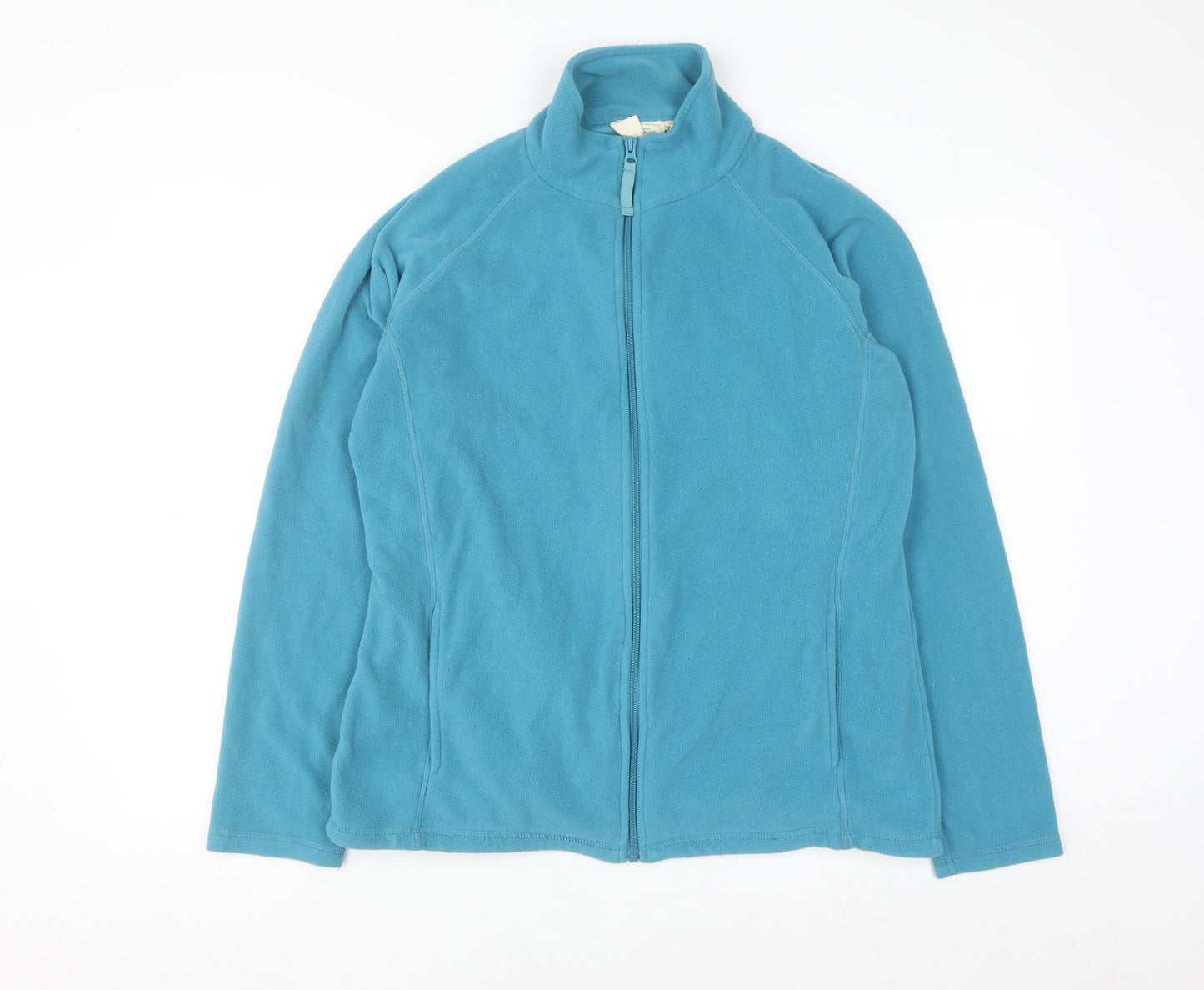 Mountain Warehouse Women Blue Full Zip Fleece Sweatshirt UK 16