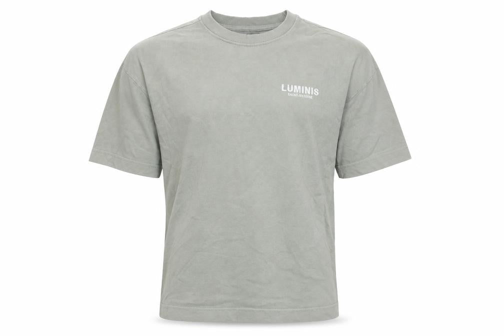 River Island Un_Planned Mens Khaki Crew Neck Graphic T-Shirt Size S