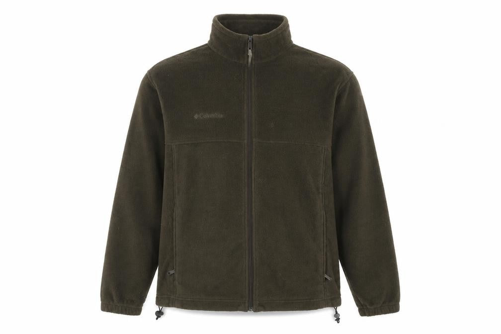 Columbia Men's Brown Fleece Full Zip Sweatshirt Jacket L
