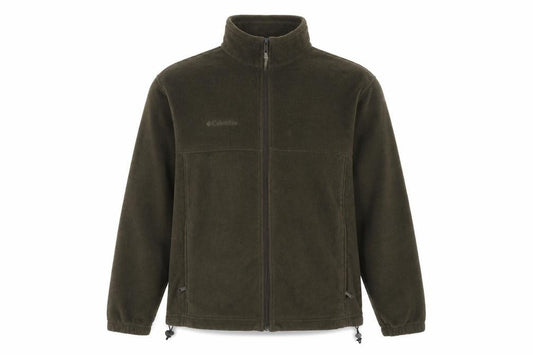 Columbia Men's Brown Fleece Full Zip Sweatshirt Jacket L