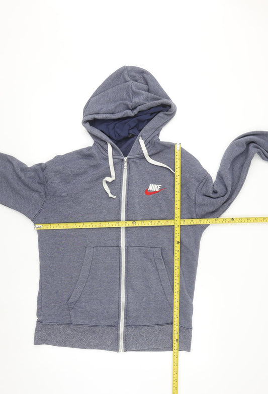 Nike Men's Blue Full Zip Hoodie Medium Sportswear