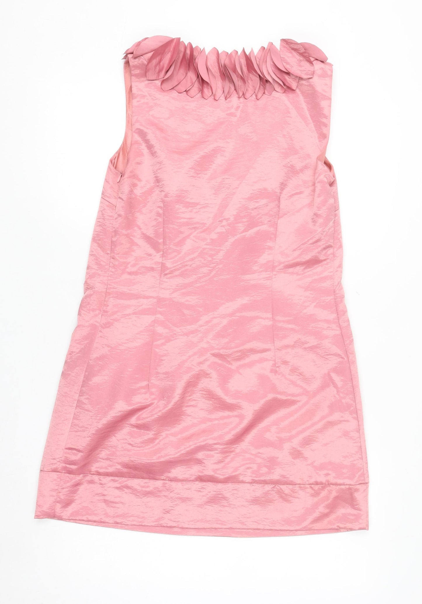 Tsega Women Pink Sleeveless Shift Party Dress M