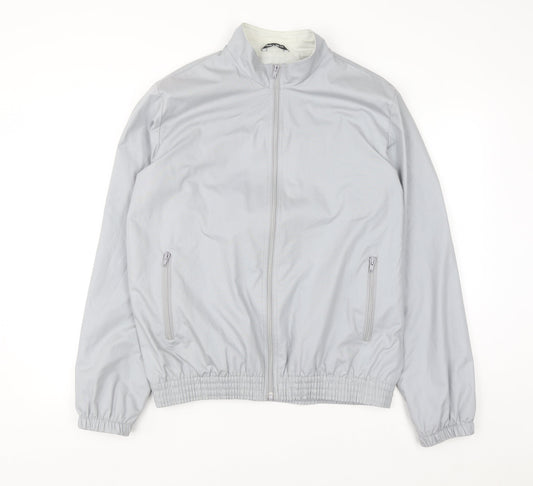 Marks and Spencer Mens Grey 40in Bomber Jacket Full Zip Vintage