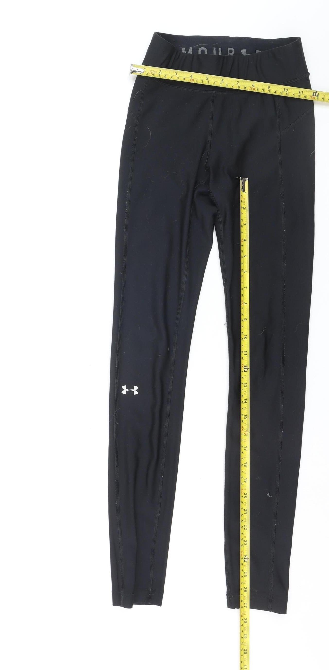 Under Armour Womens Black XS Compression Leggings HeatGear