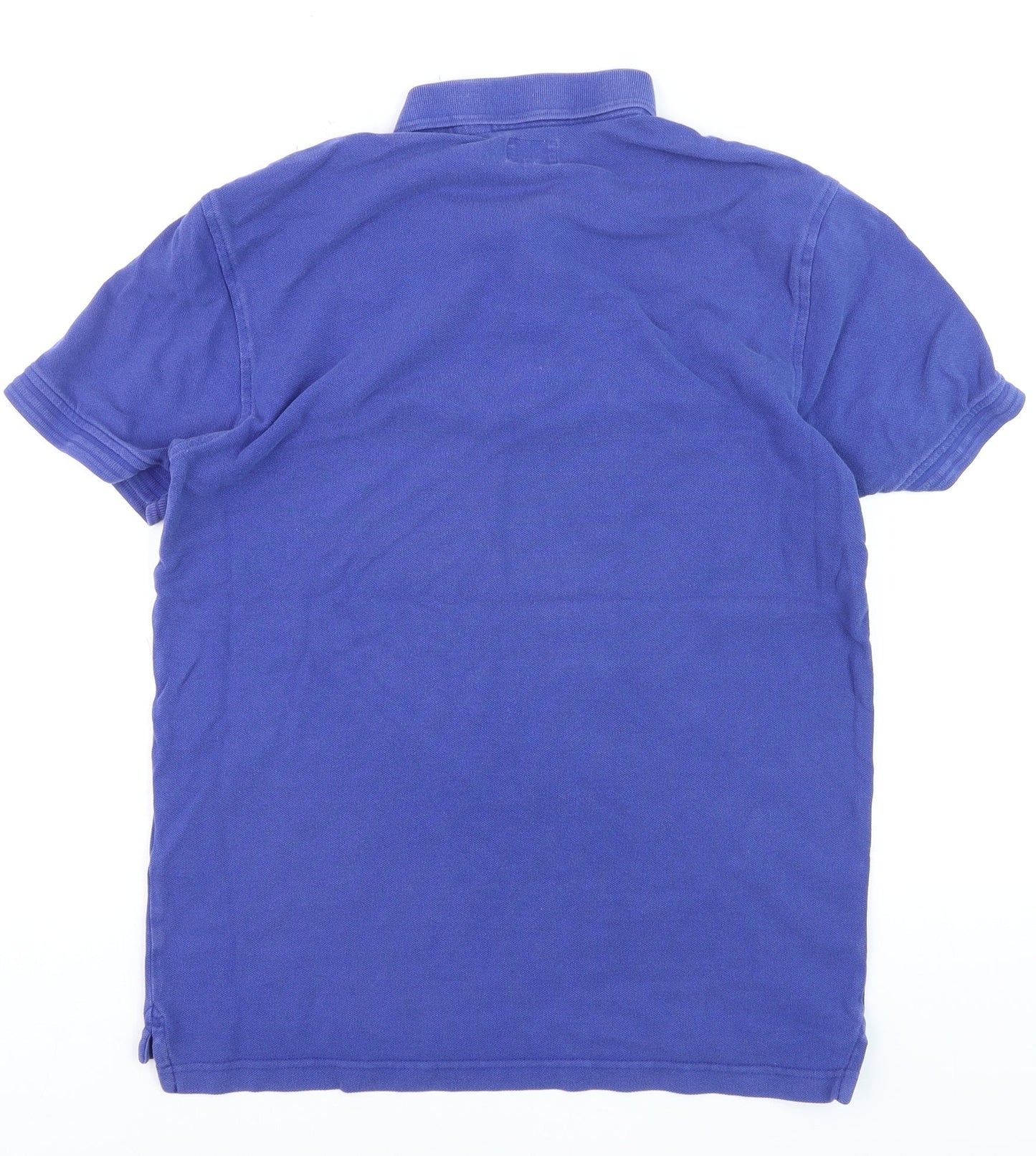 Levi's Men's Blue Short Sleeve Cotton Polo Shirt Size M