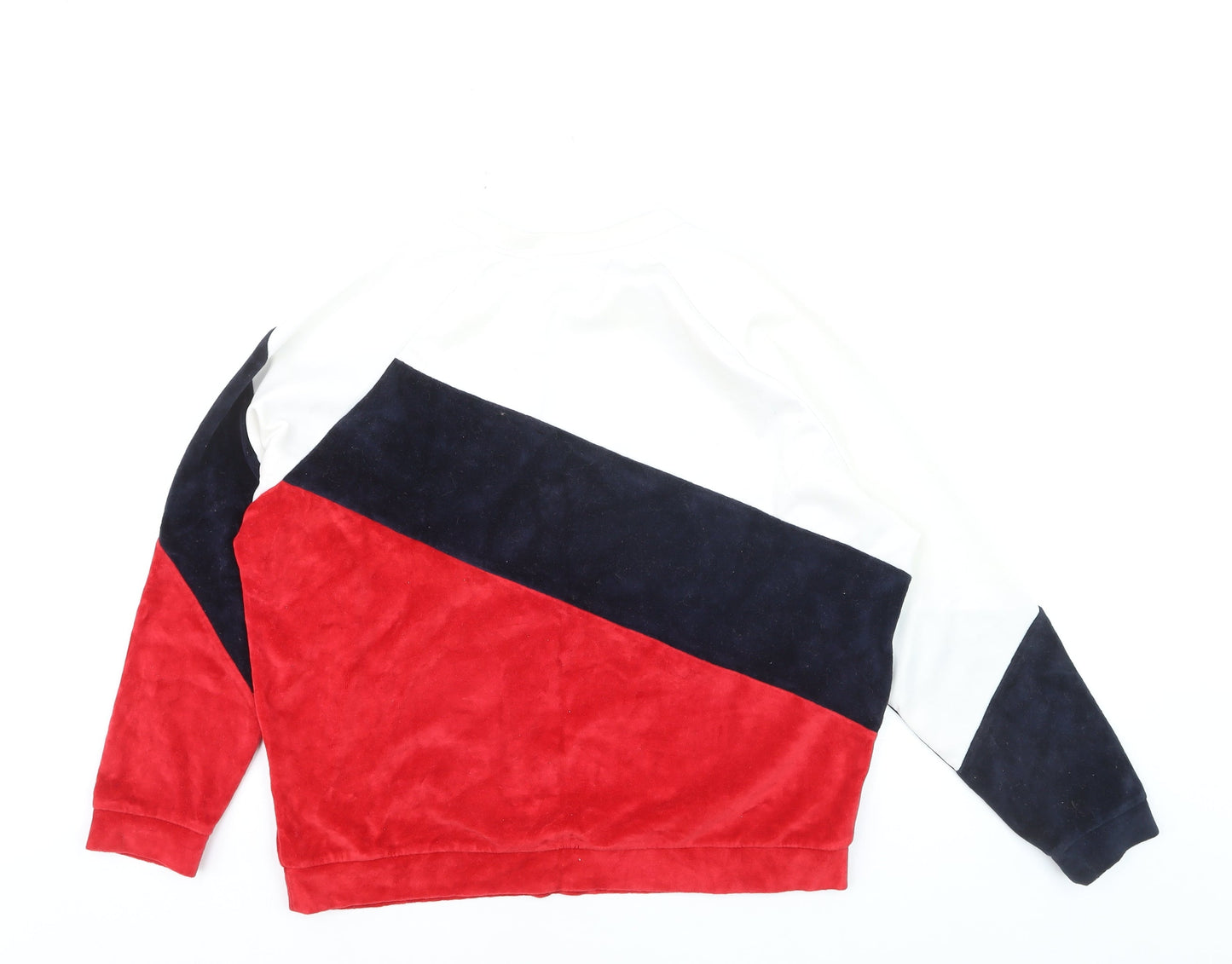 Pull & Bear Womens Multicoloured M Colourblock Crew Neck Sweatshirt