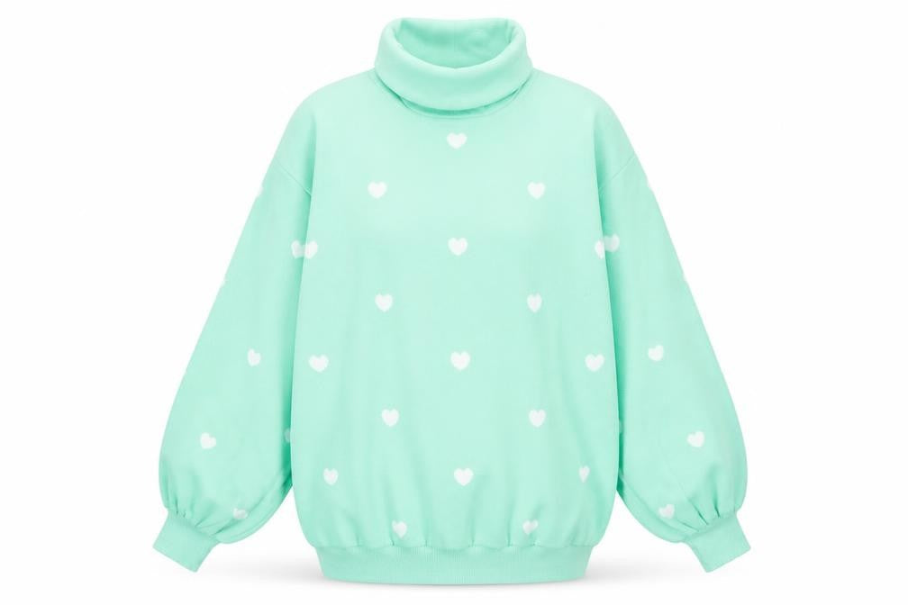 Heartbreak Women's Green Roll Neck Pullover Jumper Size 12