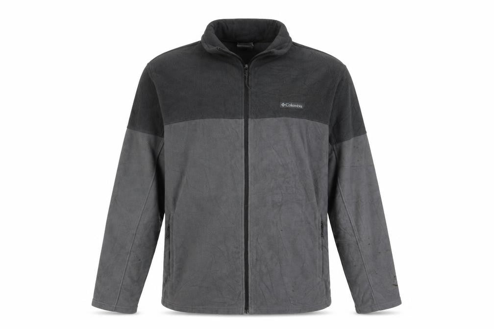 Columbia Men's Grey XL Fleece Full Zip Basic Jacket
