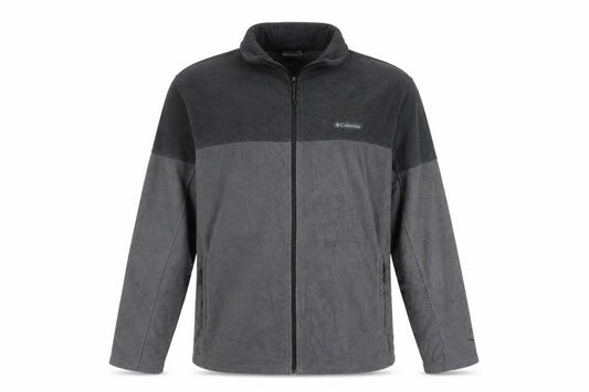 Columbia Men's Grey XL Fleece Full Zip Basic Jacket