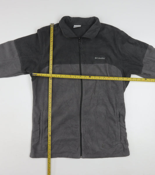 Columbia Men's Grey XL Fleece Full Zip Basic Jacket