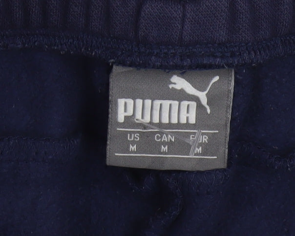 Puma Men's Blue M Jogger Sweatpants Fleece Activewear Trousers