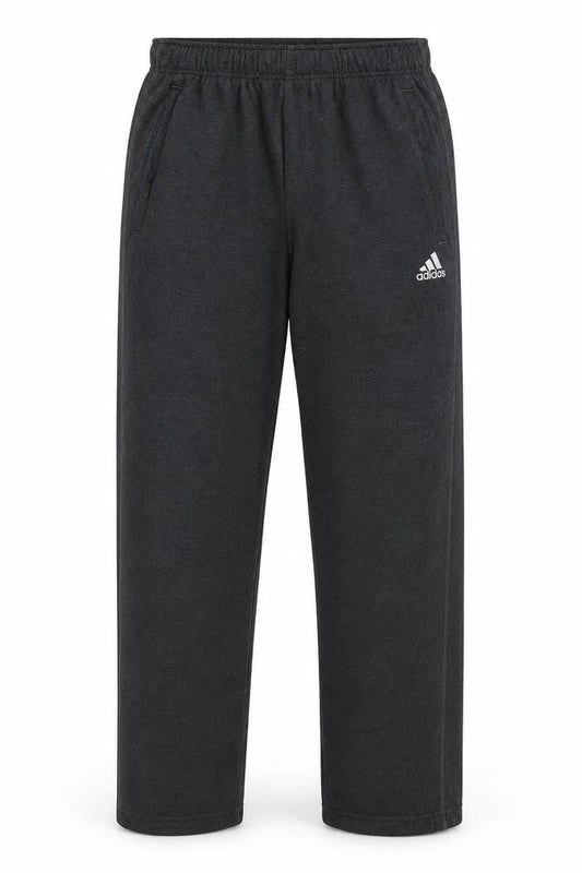 Adidas Men's Grey M Sweatpants Regular Fit Activewear Trousers
