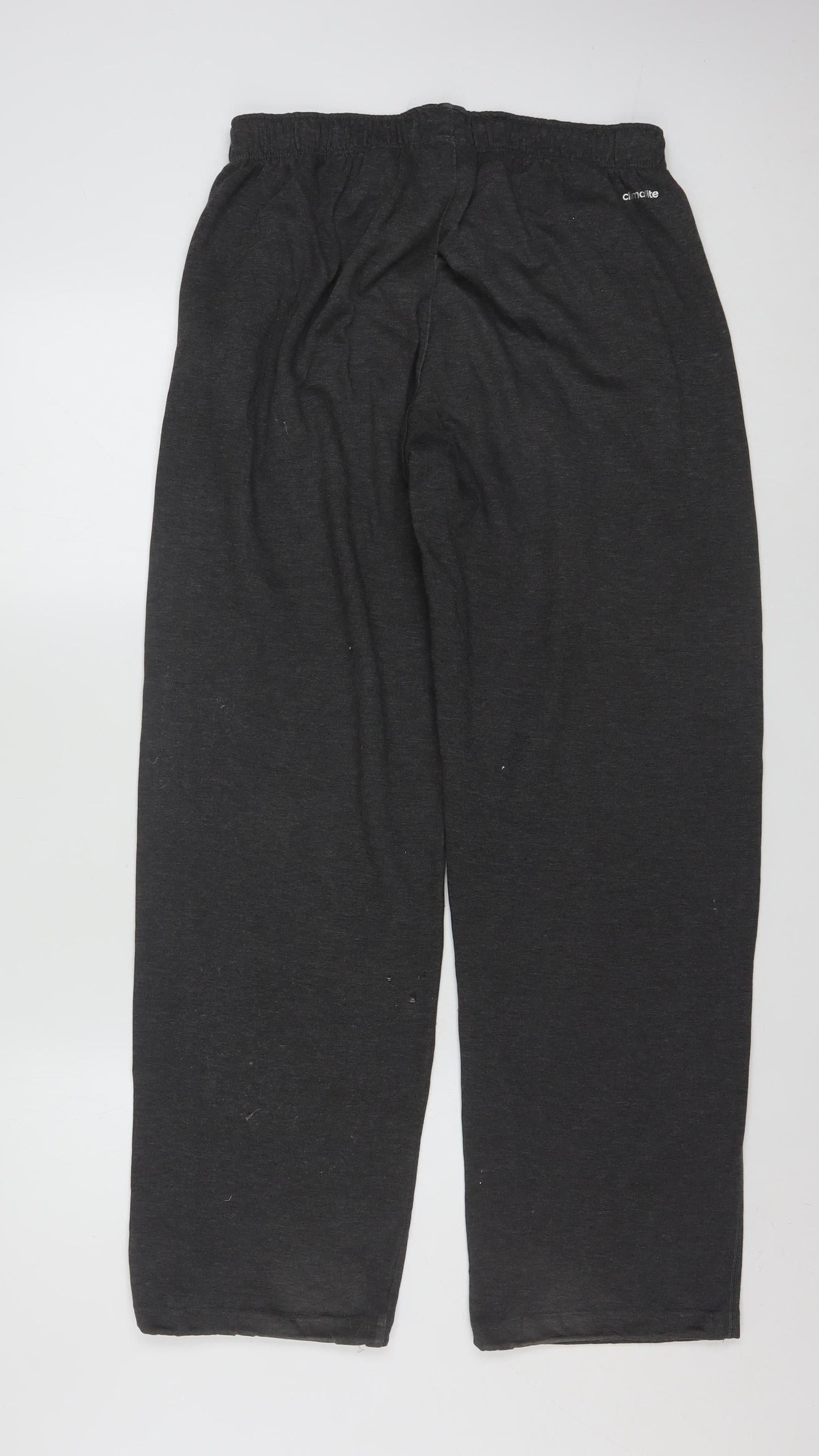 Adidas Men's Grey M Sweatpants Regular Fit Activewear Trousers