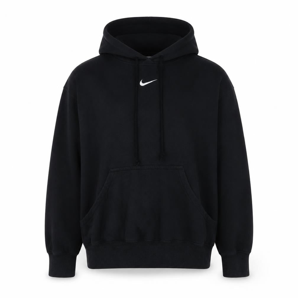 Nike Mens Black Small Pullover Hoodie Cotton Blend Sportswear