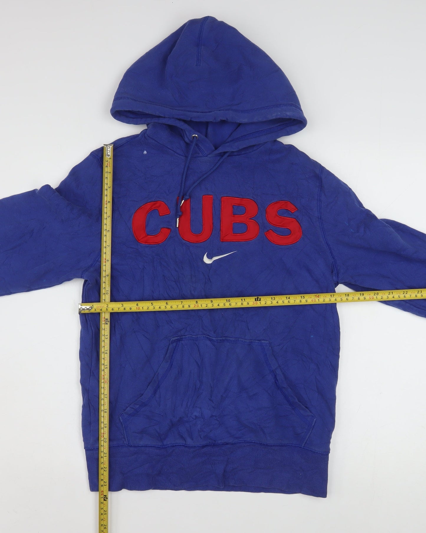 Nike Men's Blue Cubs Pullover Hoodie Small Sports Fleece
