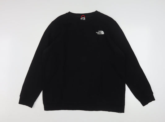 The North Face Womens Black XL Pullover Sweatshirt Crew Neck Fleece